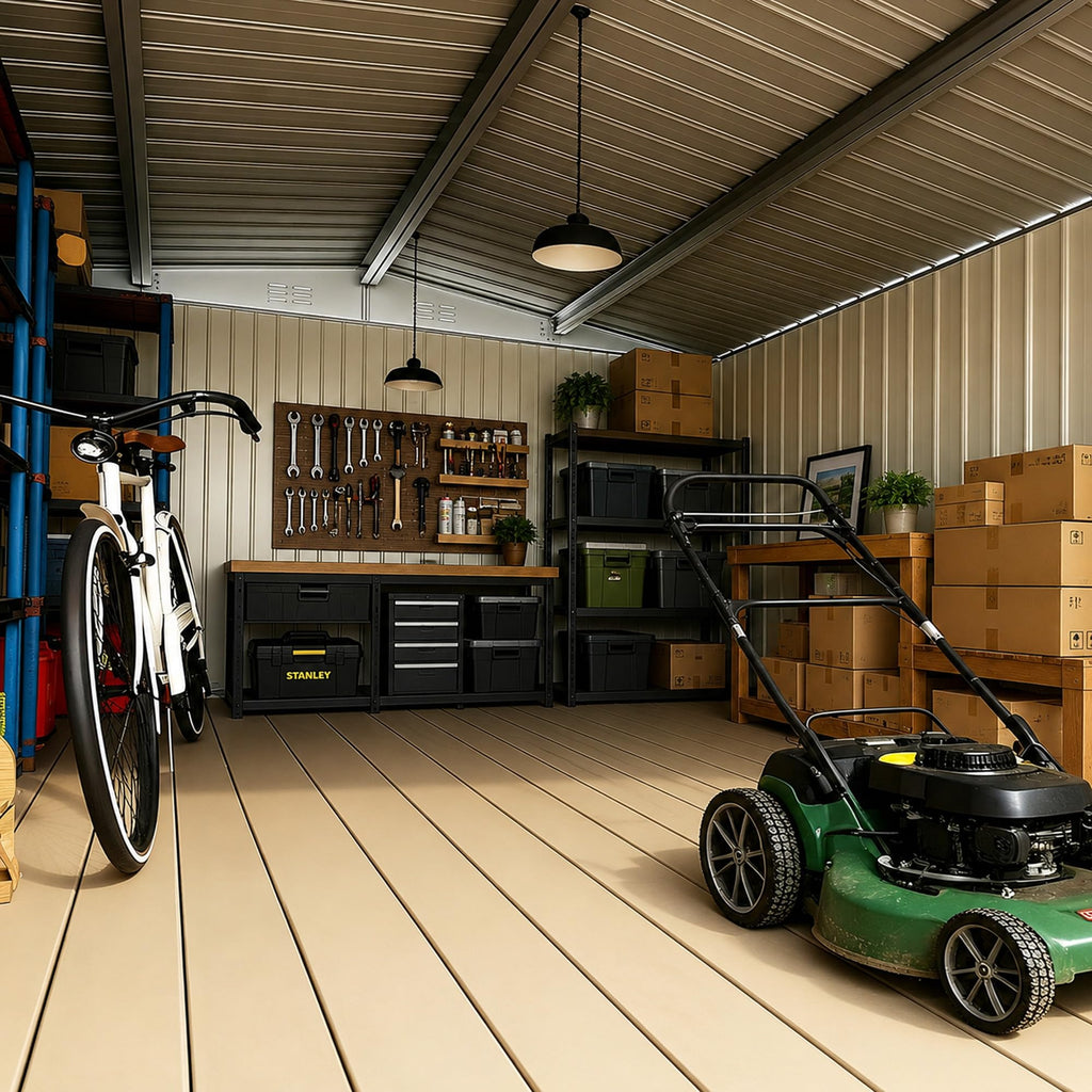 10x14 FT Metal Storage Shed F732