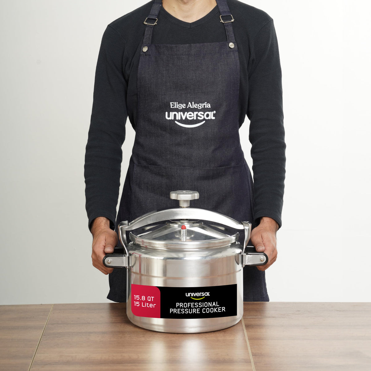 15.8-Quart Aluminum Pressure Cooker N78290