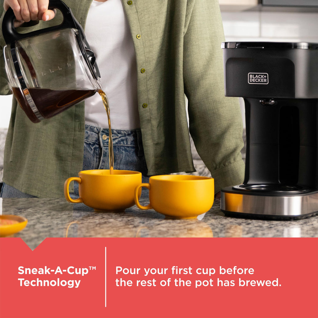 12-Cup Stainless Steel Drip Coffee Maker Y46558